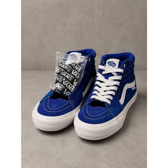 Vans Sk8-Hi Pro Royal Blue Suede Men’s Size 9.5 w/ Extra Black Laces main image 6